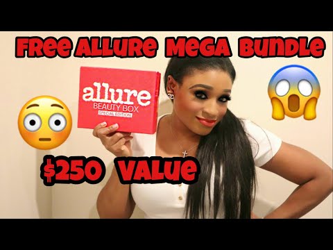WOW! FREE ALLURE SPECIAL EDITION  BEAUTY BOX!! | VALUED AT $250 !!