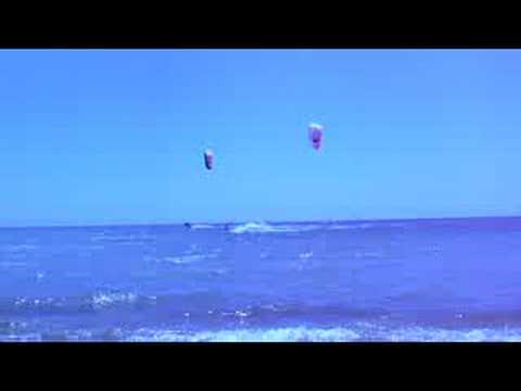 Karen crashing into a kite