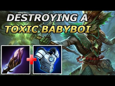 DESTROYING THE MOST ANGRY MAN IN DUEL (Full HP Ah Puch) - Season 8 Masters Ranked 1v1 Duel - SMITE