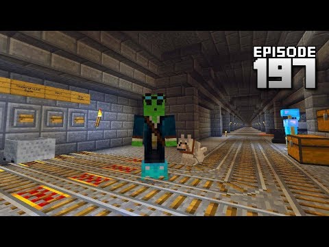 Let's Play Minecraft PE - Ep.197 : Huge Subway System!