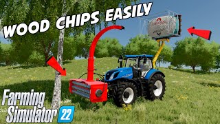 How To Easily Make Woodchips | Farming Simulator 22
