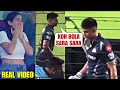 Sara Ali Khan shocked when Shubman Gill got angry when crowd were teasing him with Sara's name |