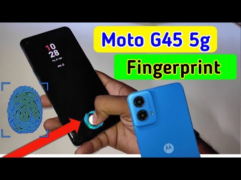 Moto g45 5g display fingerprint setting/Moto g45 5g fingerprint screen lock/fingerprint sensor