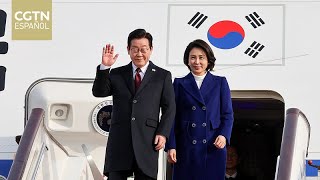 Presidente de la República de Corea, Lee Jae Myung, llega a Beijing para visita de Estado
