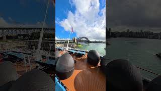 Sydney Harbour view from Carnival Splendor 🚢 #carnivalsplendor #cruiseship #sydneyharbour