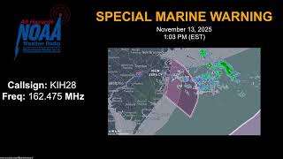 [EAS] Special Marine Warning: Sandy Hook, NJ and more (11/13/2025)