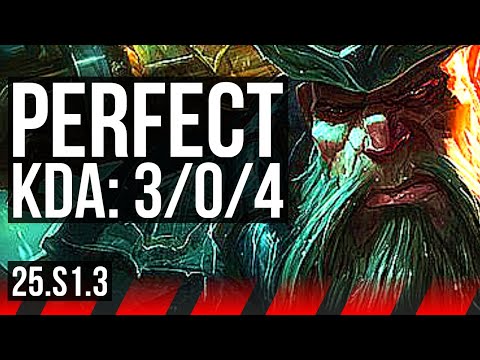 GANGPLANK vs MAOKAI (TOP) | 3/0/4 | KR Master | 25.S1.3