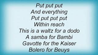 Scott Walker - A Lover Loves Lyrics