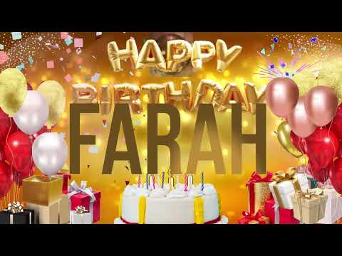 FARAH - Happy Birthday Farah