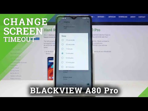 How to Customize Screen Time on BLACKVIEW A80 Pro – Screen Blackout Time