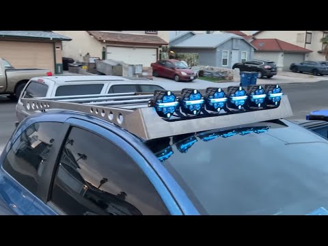 I Built a Roof Rack with Off Road Lights in a Weekend #MaXpeedingRods #OffroadLights #RoofRack