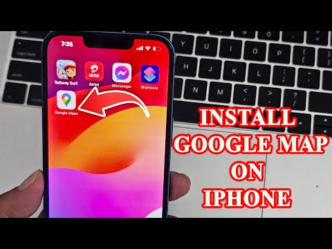 How to install google map on Iphone