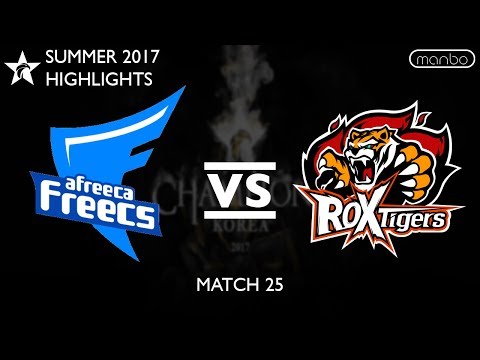 AFS vs ROX All Games Highlights LCK Summer 2017 Afreeca Freecs vs ROX Tigers LoL eSports