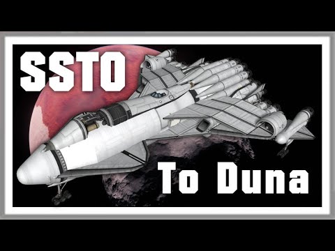 KSP Interplanetary SSTO - Cargo To Duna