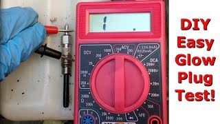 How To Test For A Bad Glow Plug! (How To Remove And Test)
