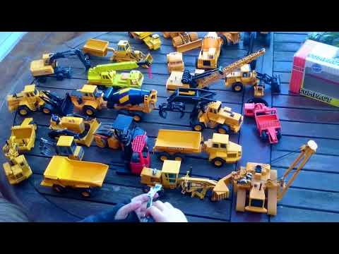 Video children’s toys. JOAL collection of machines and models of construction and works