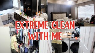 EXTREME CLEAN WITH ME & ORGANIZE WITH ME! CLEANING MOTIVATION! SUNDAY RESET!
