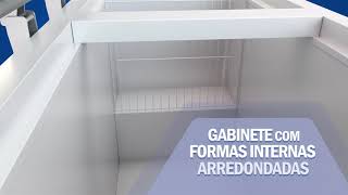 Vídeo de Freezer Fricon Horizontal Dupla Ação 411 Litros HCED411C
