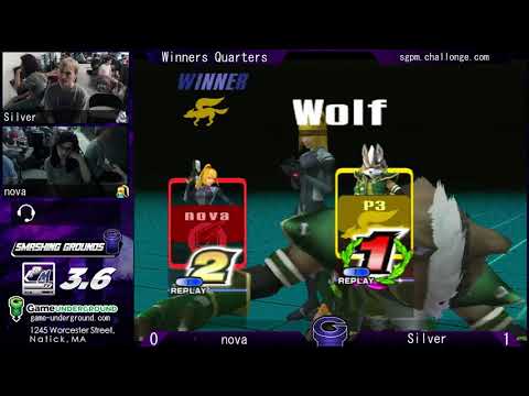 SG at GU 17.6 WQ - nova (Zero Suit Samus) vs GVS | Silver (Wolf)