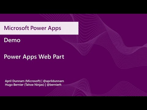 Power Apps Web Part