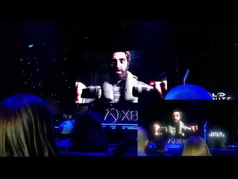 E3 2019: Crowd Reaction to Halo Infinite Reveal Trailer | Xbox Briefing