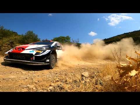 Toyota Yaris WRC testing in Elateia, Greece, Sebastien Ogier