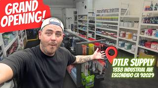 ITS FINALLY TIME! San Diego's Newest Detailing Supply Shop DTLR Supply