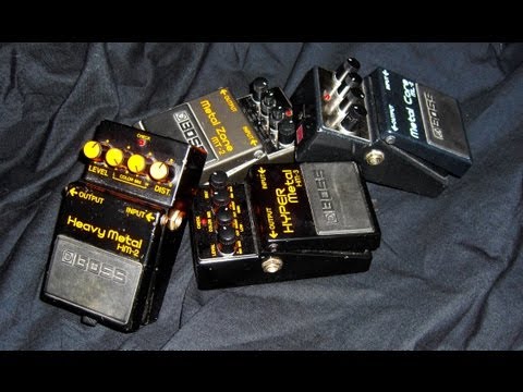 Boss - ML-2 VS MT-2 VS HM-2 VS HM-3 Distortion Shootout