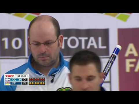 2017 Tim Hortons Brier - Ménard (QC) vs. Morris (BC) - Draw 9