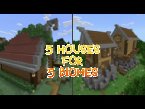 Obsolete Onion - 5 Minecraft Houses for 5 Different Biomes