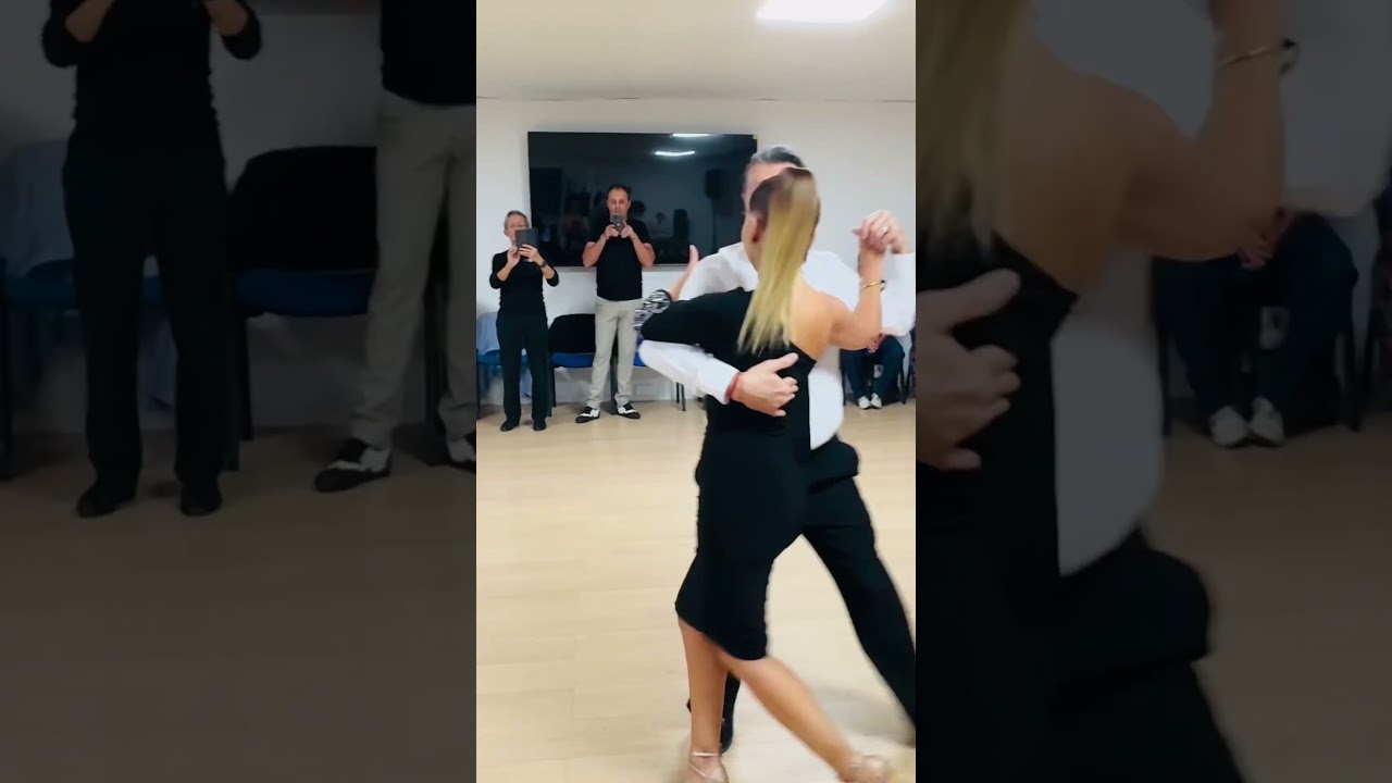 Tango Vals. Gustavo Rosas.Demo de la clase con Carina D’Alvia en Cannes.OCT 2025.FRANCIA. #tango