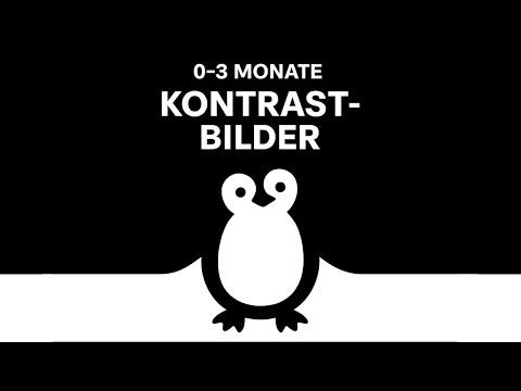 Babys 0–3 Monate: Kontrastbilder zur visuellen Entwicklung