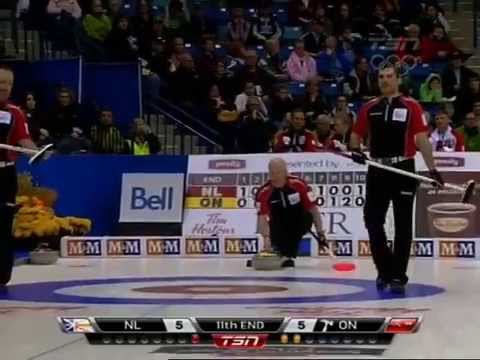2012 Tim Hortons Brier - Gushue (NL) vs. Howard (ON) - Draw 4