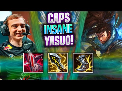 CAPS IS INSANE WITH YASUO NEW BUFFS! - G2 Caps Plays Yasuo Mid vs Cassiopeia! | Season 2022