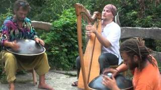 Alizbar /Celtic harp/Amin Varkonyi /Norbi Pan/Relax Music/Two Hang /Кельтская арфа/ Meditation music