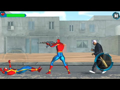 Spider Rope Hero City Fight & Shooting - Android GamePlay