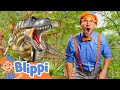 Blippi And The Big Dinosaur Blippi S Dinosaur Hunt At The Museum Learn Dinosaur Facts