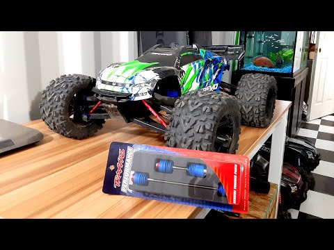 Traxxas E-Revo Steel Center Drive shafts How To Upgrade and Install Quick Tips For One TOUGH RC Car
