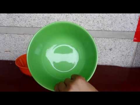 Eco Bamboo Fiber Melamine Ribbed Cereal Bowls Dinnerware Microwave Safe