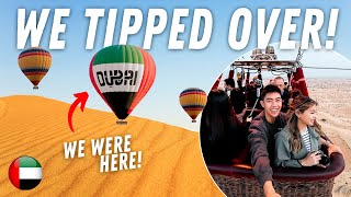 DUBAI'S INSANE HOT AIR BALLOON RIDE! 🇦🇪