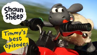 The Big Chase 🏍️ Timmy's Best Episodes from Shaun the Sheep