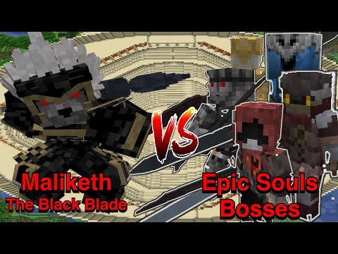 Ultimate Minecraft Boss Battle: Maliketh vs Epic Souls
