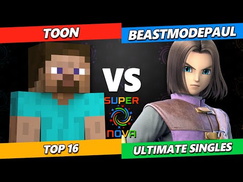 Supernova 2025 - BeastModePaul (Hero) Vs. Toon (Steve) Smash Ultimate - SSBU