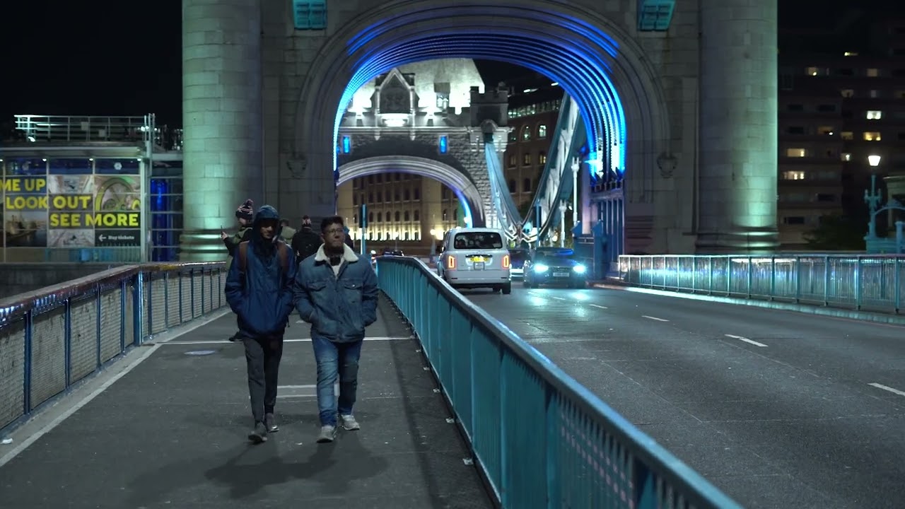 Tower Bridge, London, UK | Queens walk at Night | Visit London | World Famous Landmark