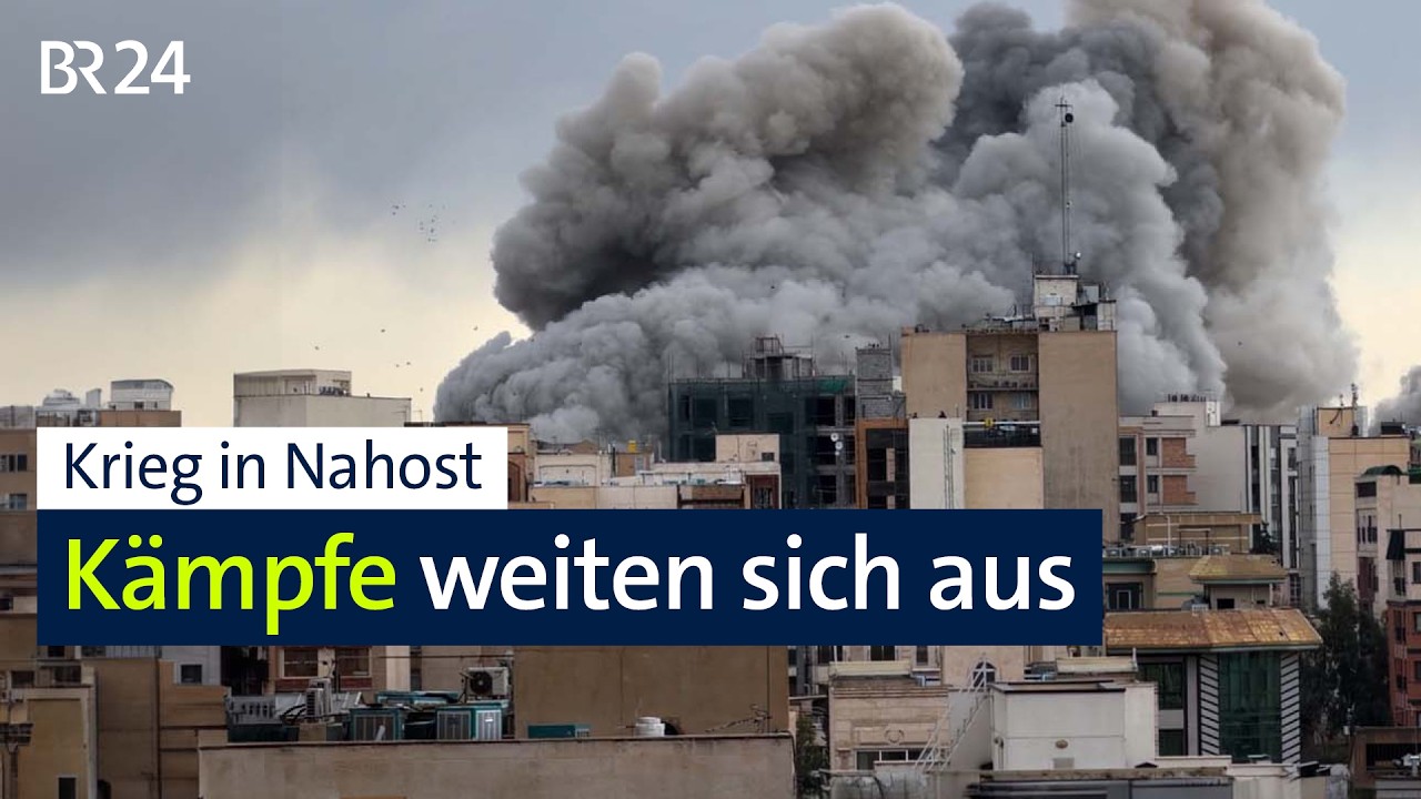 Neue Angriffe auf Iran und Gegenangriffe | BR24