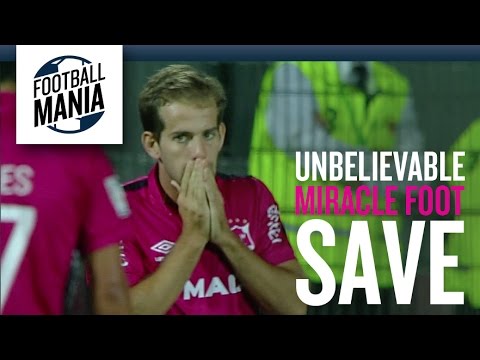 Unbelievable miracle foot save!