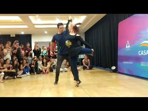 Casa Do Zouk 2018 - Jordan and Tatiana - West Coast Swing demo