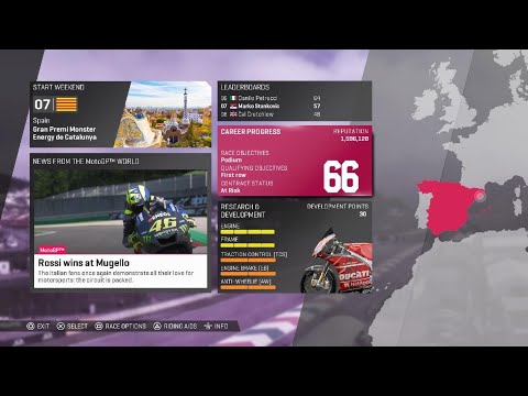 MotoGP19 Career Mode Ducati Team season 2 Mugello RACE