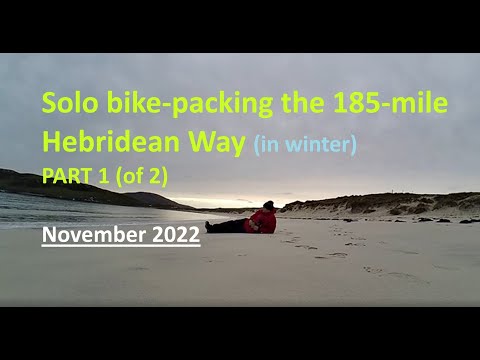 Solo bikepacking the 185-mile Outer Hebridean Way (in winter) - PART 1