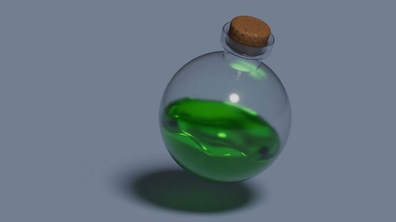 Poison Animation 3D Model